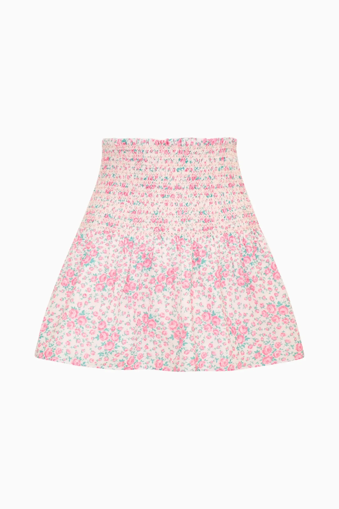 Re-Edition Misty Floral Cotton Mini Skirt