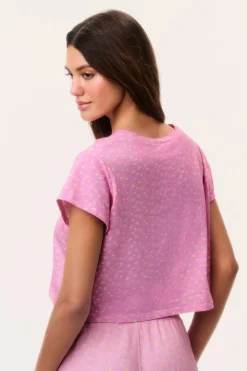 Rubin Ditsy Floral Cropped Tee