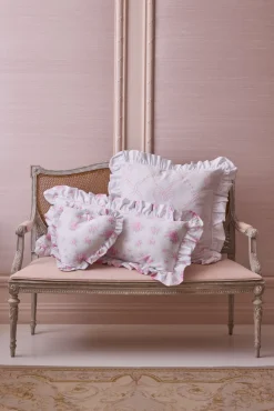 Ruffle Heart Pillow