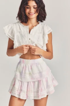 Ruffle Mini Heritage Skirt