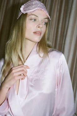 Silk-Blend Robe