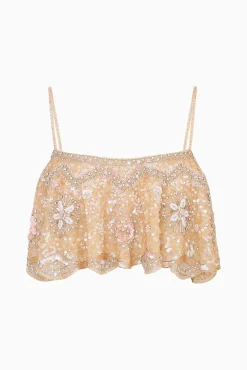Sorwyn Beaded Sequin Crop Top