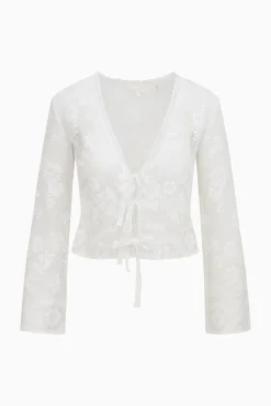 Stacellea Sheer Lace Top