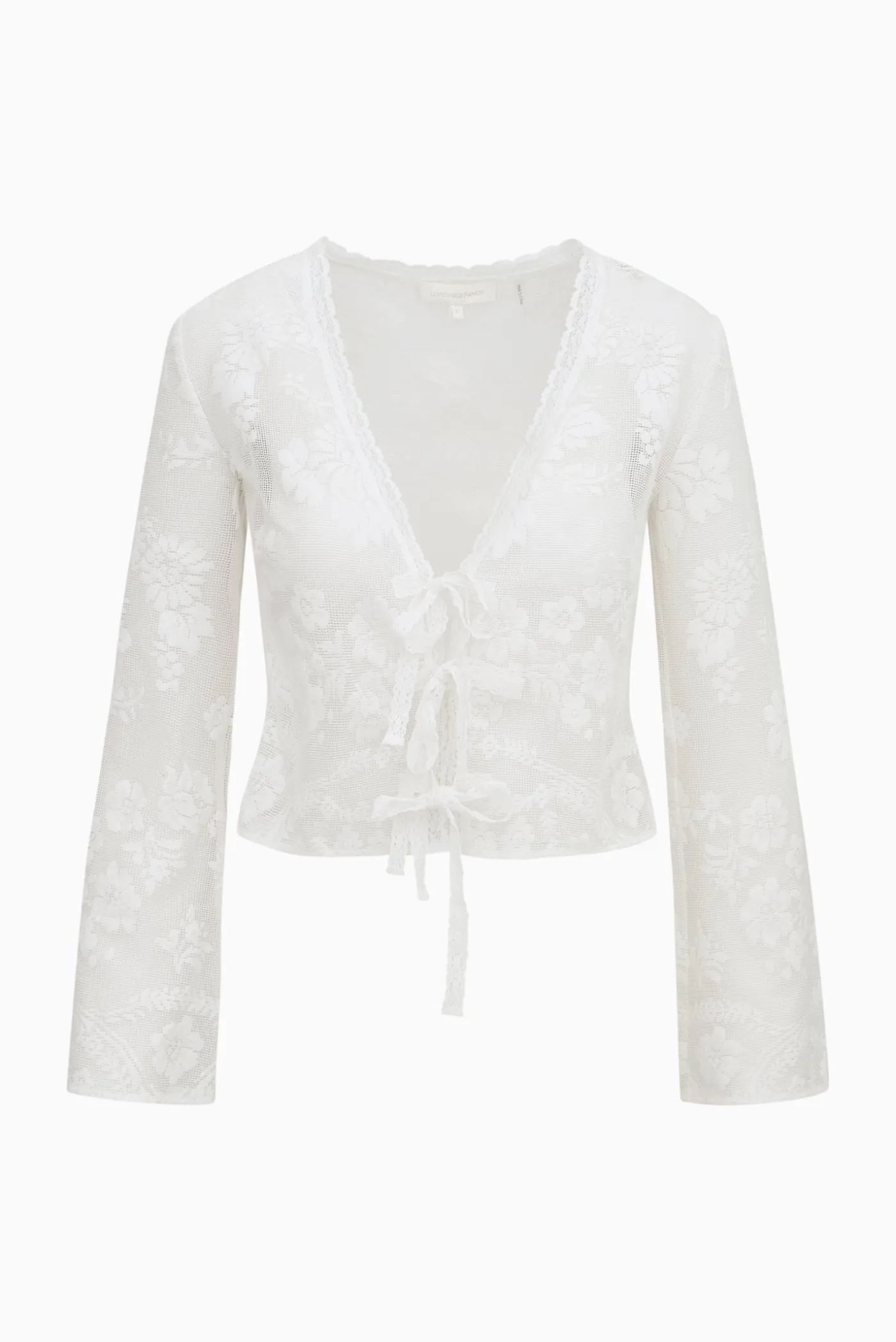 Stacellea Sheer Lace Top