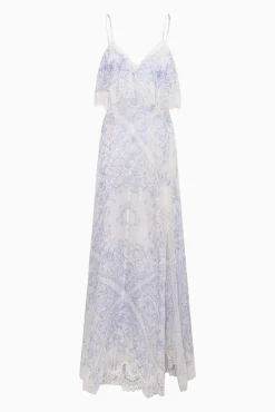 Stelline Sheer Silk Maxi Dress