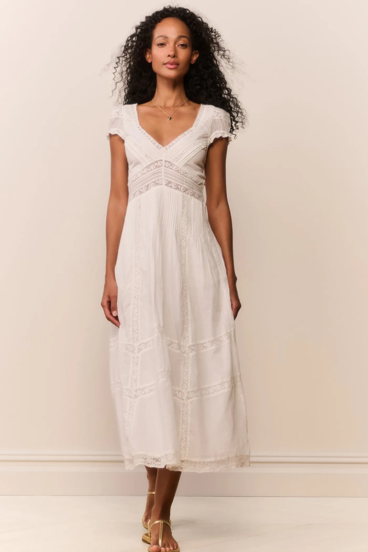 Suvi Heritage Midi Dress