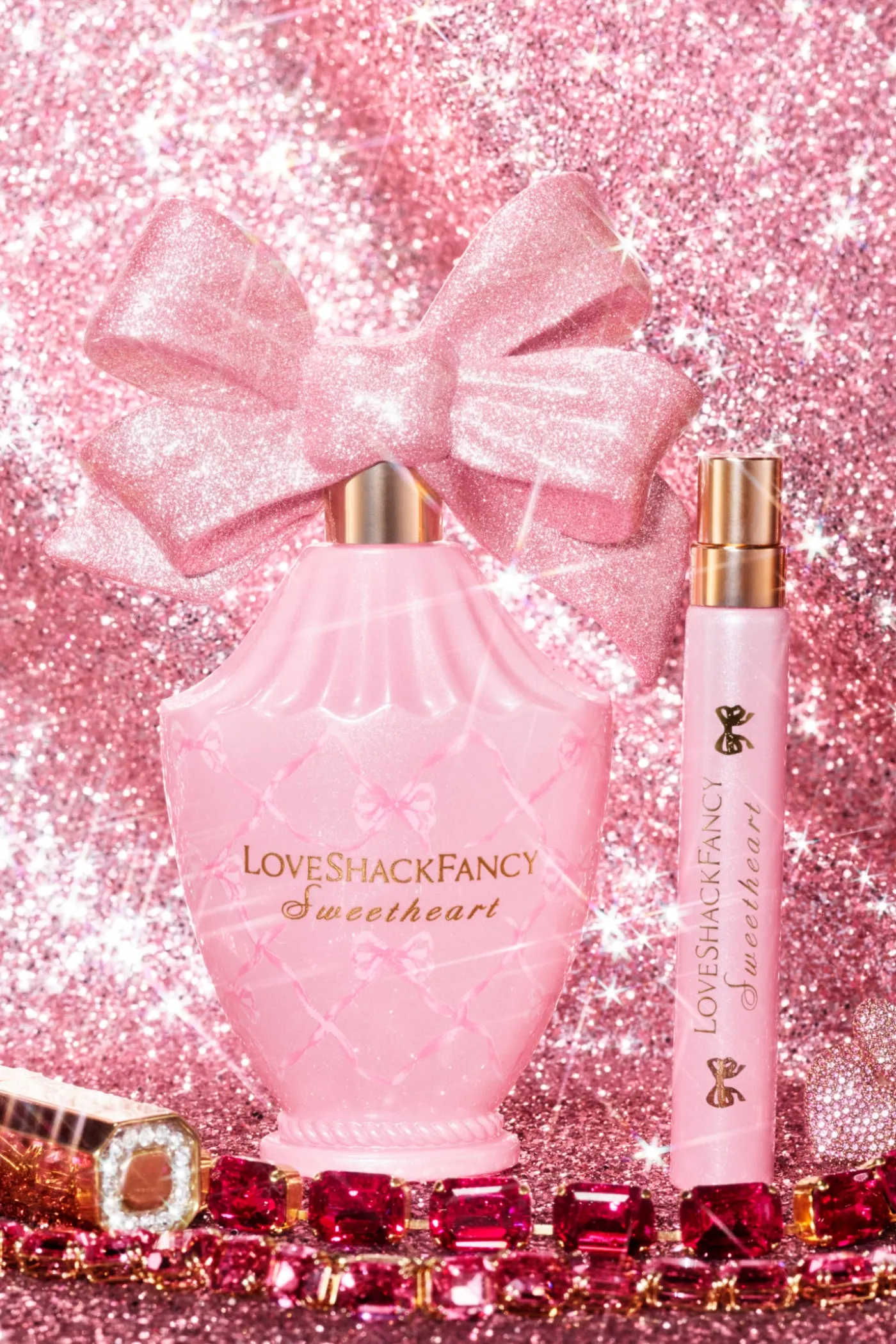 Sweetheart Eau de Parfum Travel Spray with Pink Raspberry and Peach Musk