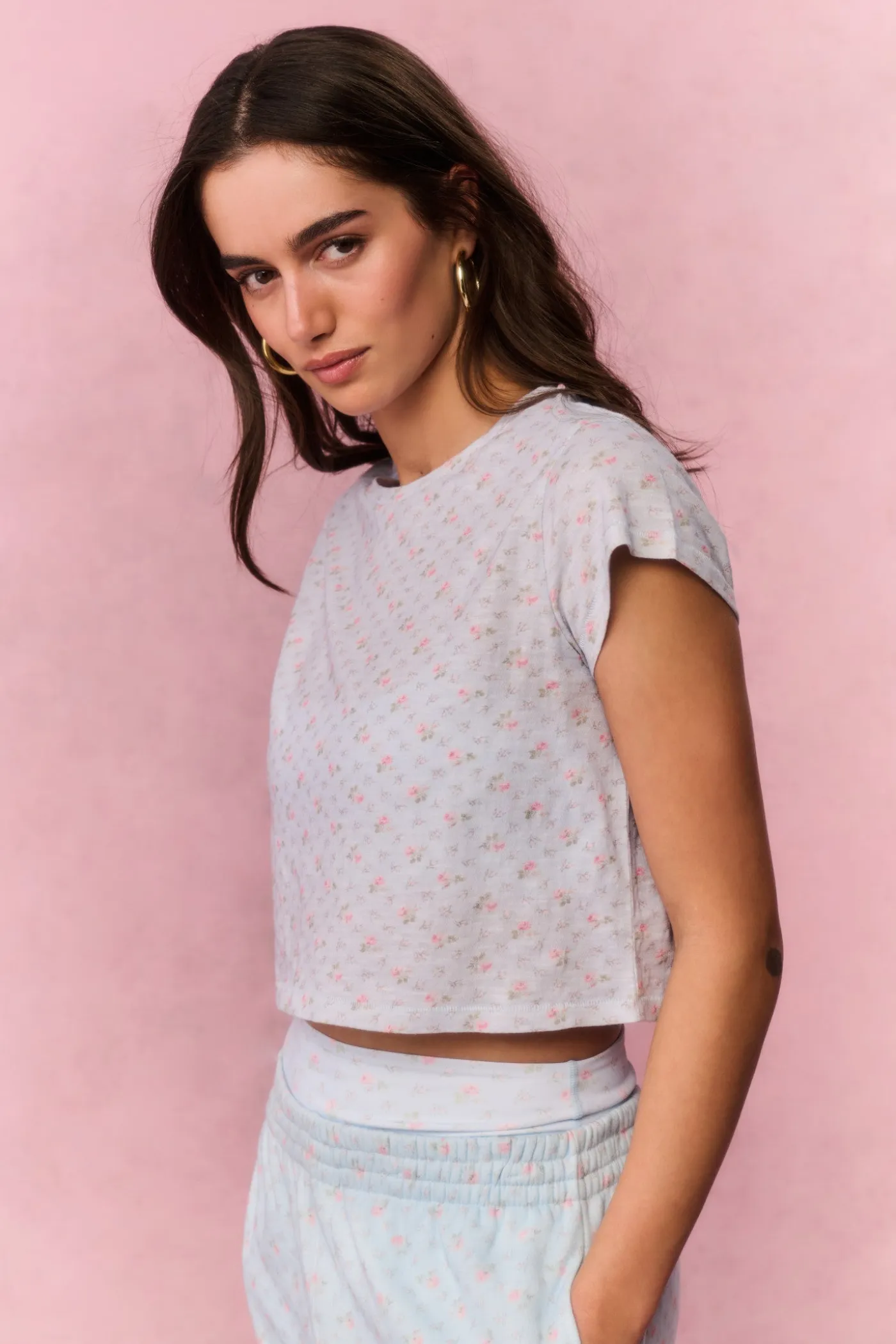 Sweetheart Rubin Cropped Tee