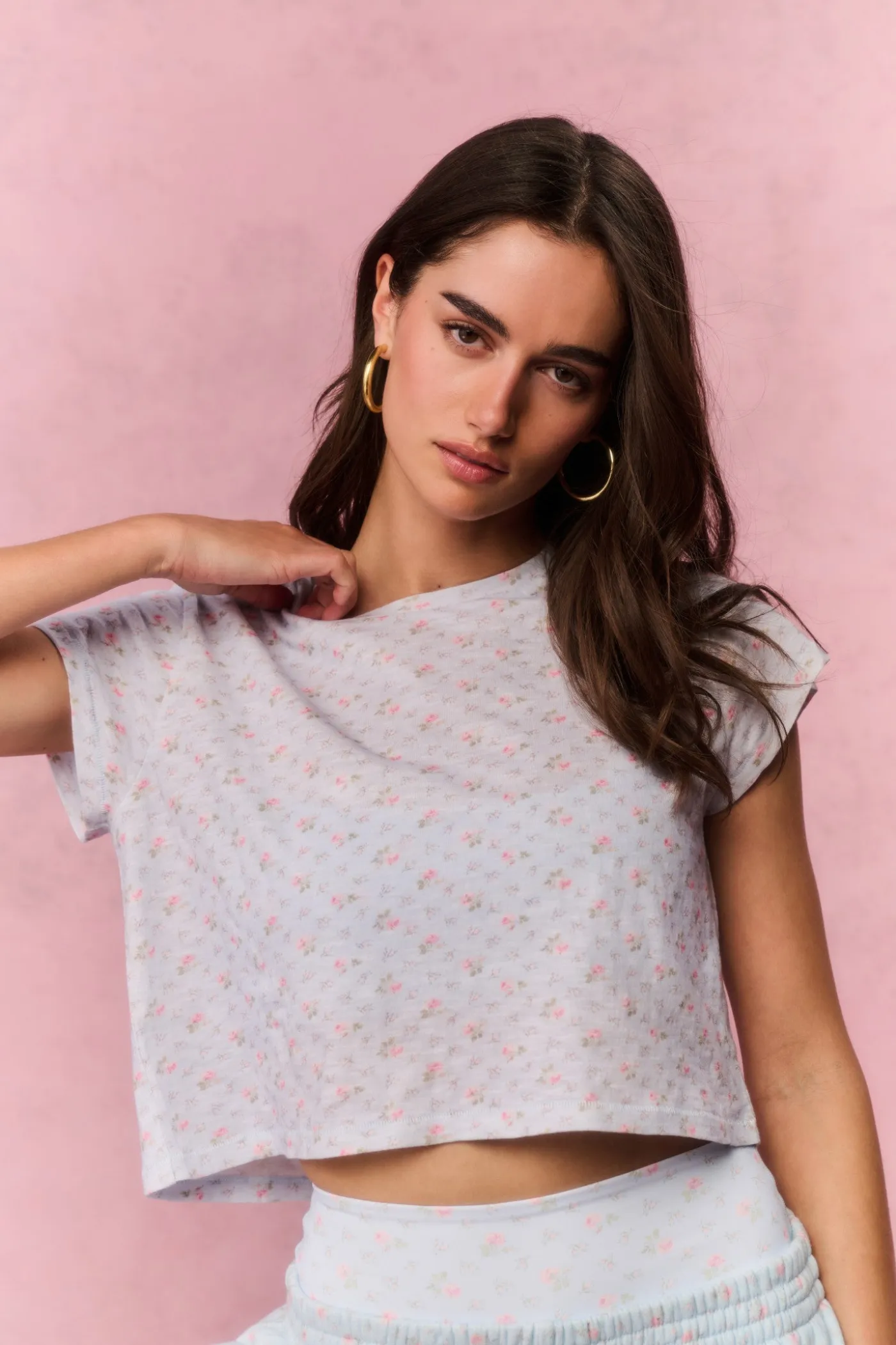 Sweetheart Rubin Cropped Tee