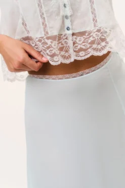 Sybel Silk Chiffon Maxi Skirt