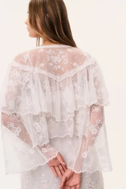 Tourelle Sheer Lace Blouse