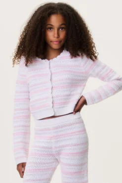 Tween Amarilly Crochet Cardigan