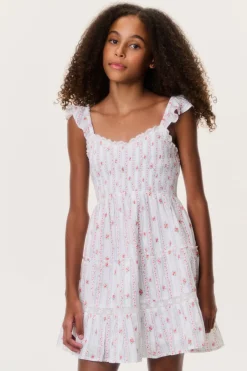 Tween Cherry Stripe Avenora Dress