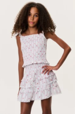 Tween Cherry Stripe Billie Skirt