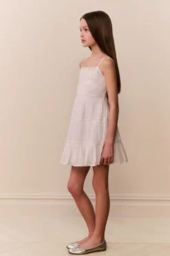 Tween Cotton Lace-Trimmed Zuri Dress