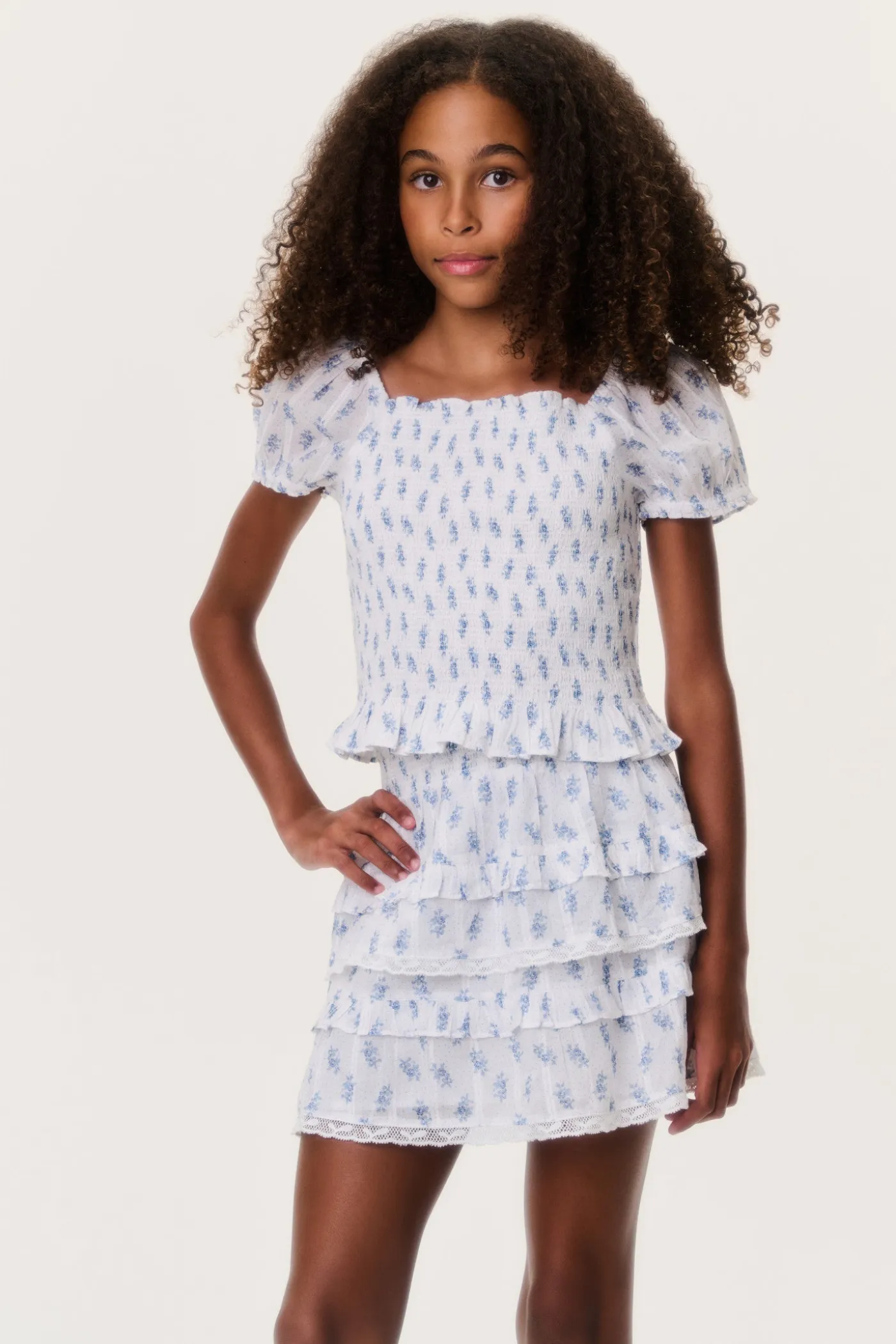 Tween Indigo Cloud Billie Skirt