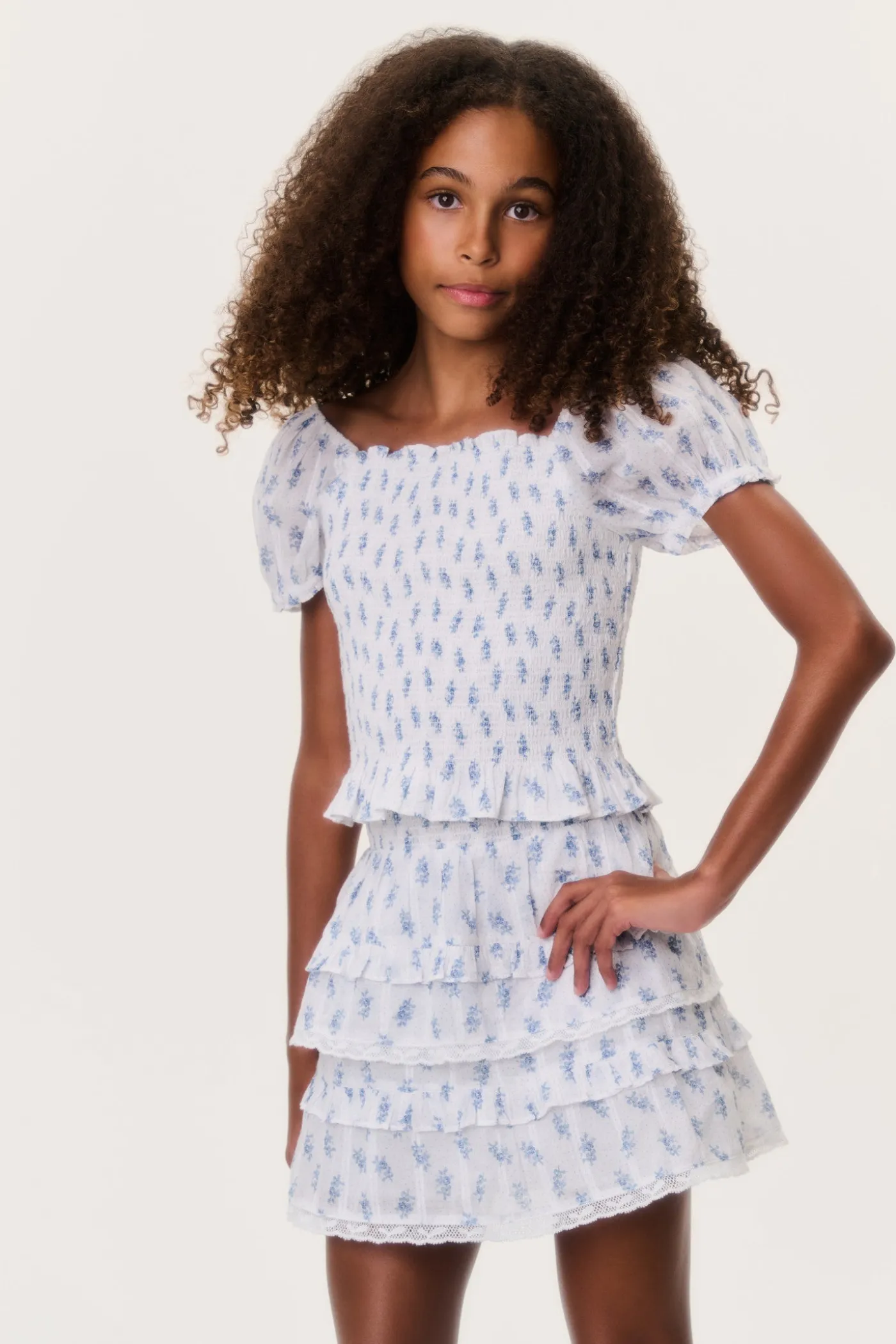 Tween Indigo Cloud Fabielle Top