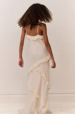 Tween Mini Rialto Cream Maxi Dress