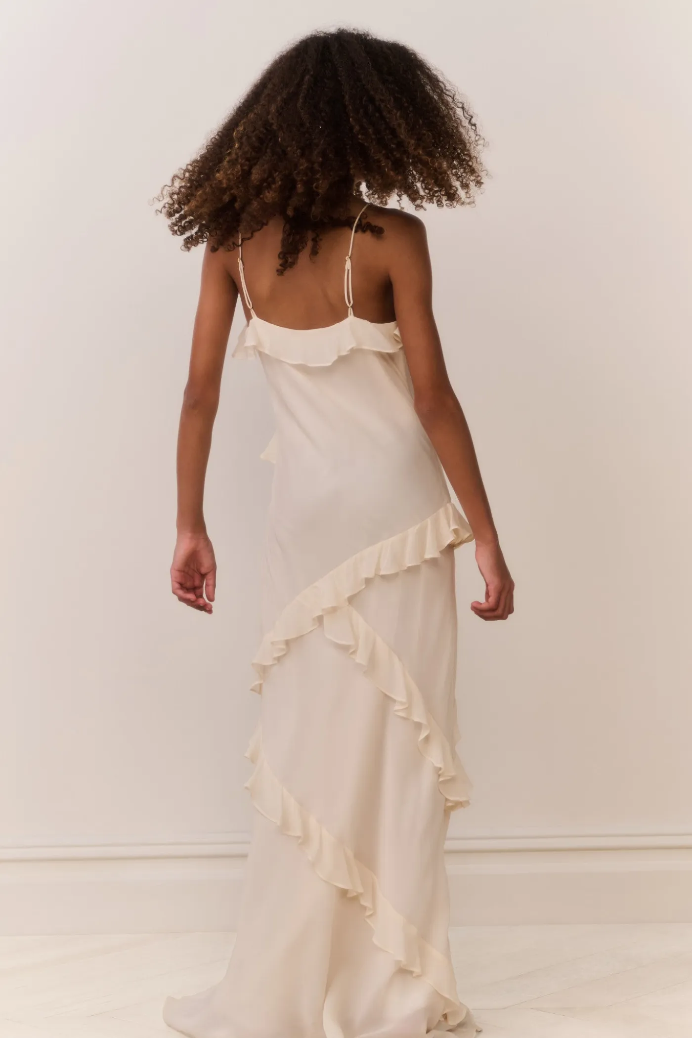 Tween Mini Rialto Cream Maxi Dress