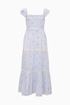 Tween Rhiannon Striped Floral Dress