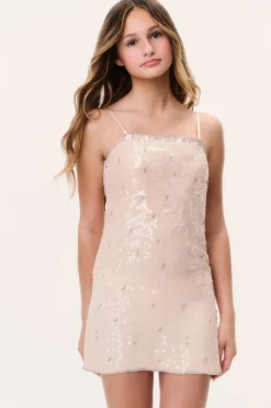 Tween Sequin Velin Dress