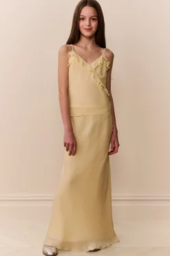 Tween Thyme Chiffon Maxi Skirt