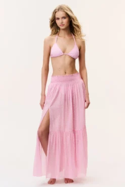 Umber Cotton Cover-Up Skirt