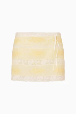 Valerian Cotton Victorian Mini Skirt