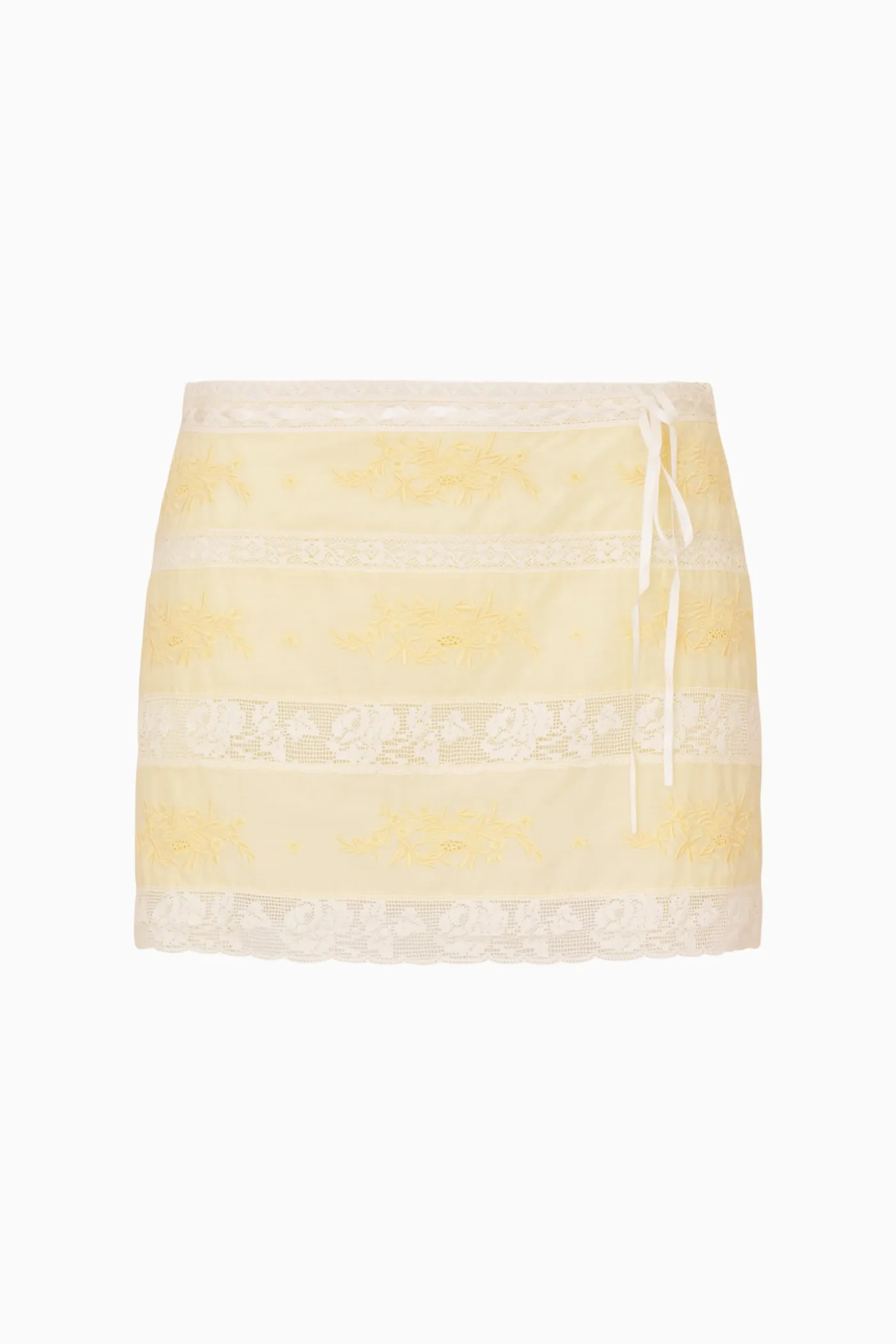 Valerian Cotton Victorian Mini Skirt