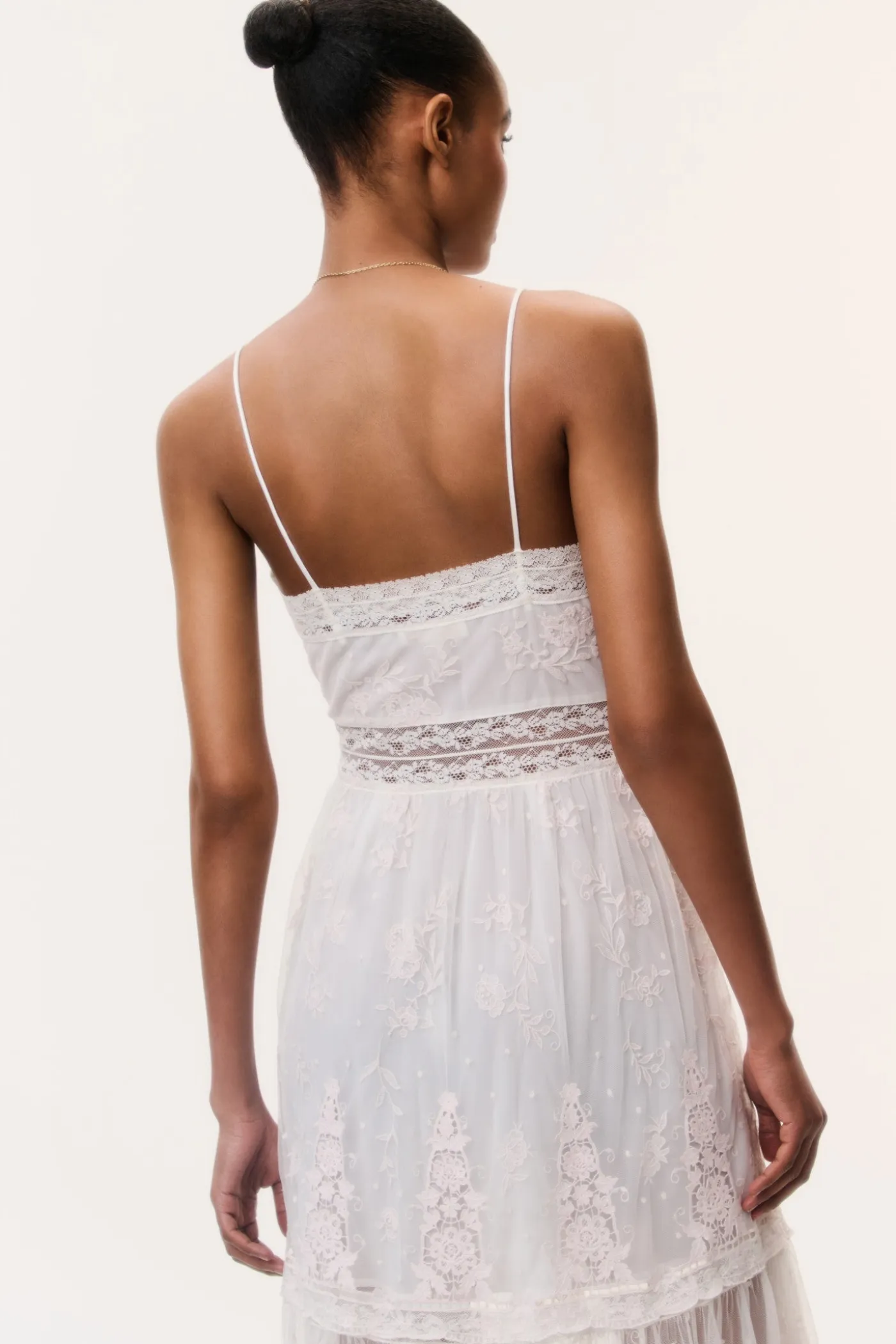 Valmy Embroidered Tulle Maxi Dress