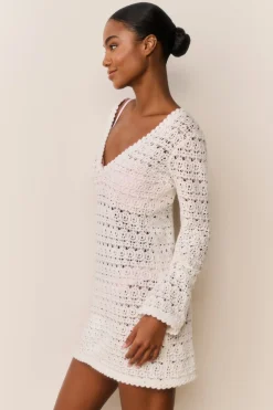 Vespa Crochet Mini Cover-Up Dress