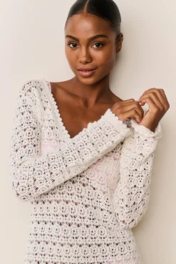 Vespa Crochet Mini Cover-Up Dress