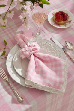 Yarn Dye Gingham Napkins - Set of 4