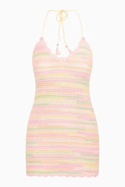 Zoa Cotton Crochet Mini Dress